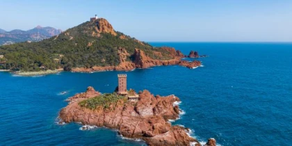 Ile d'Or à Saint Raphaël sur la Côte d'Azur