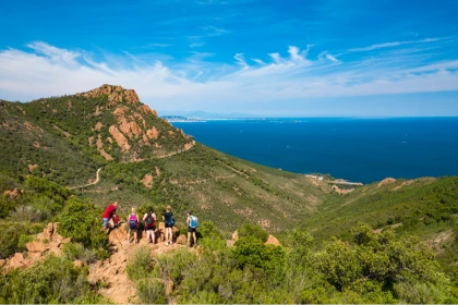 Vue Massif de l'Estérel Côte d'Azur