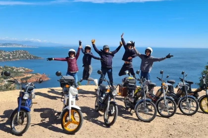 balade en mobylette vintage Estérel