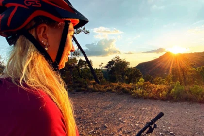 Balade en vtt à l'automne dans le massif de l'Estérel
