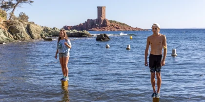 Koh Lanta épreuve des portaux Saint-Raphaël