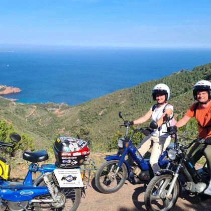 Excursion en mobylette vintage Saint-Raphaël