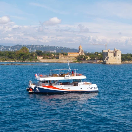 Croisière catamaran îles de Lérins départ Saint-Raphaël
