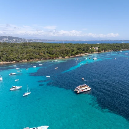 Balade en catamaran Esterel et iles de Lérins