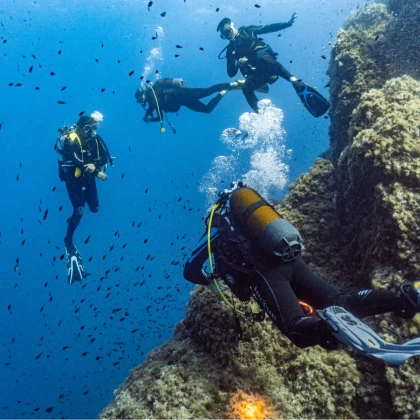 Plongée sous marine à Frejus pendant les vacances de pacques