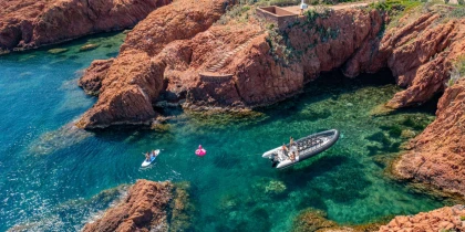 Excursion en bateau aux îles de Lérins depuis Saint-Raphaël