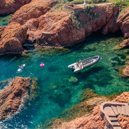 Sortie bateau calanques de l'Estérel
