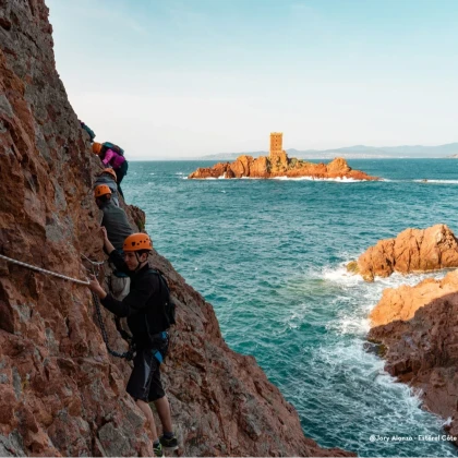 Escalade Saint-Raphaël île d'or