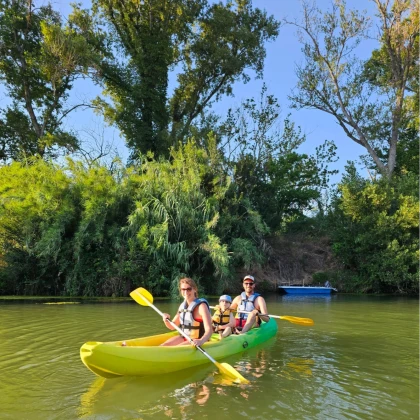 Activité famille Fréjus location kayak rivière de l'argens