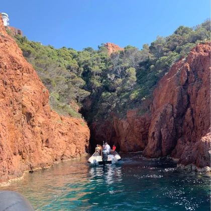 Excursion en bateau calanques de l'Esterel