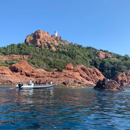 Sortie en bateau calanques et criques Esterel