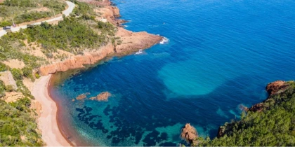 Esterel cove Saint-Raphaël, corniche d'or