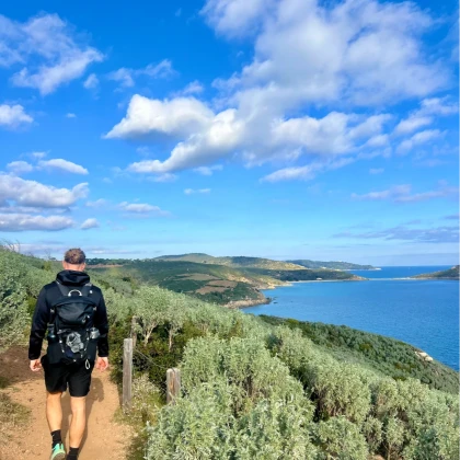 Coastal path Sentier du littoral 3 caps : Taillat, Lardier, Camarat