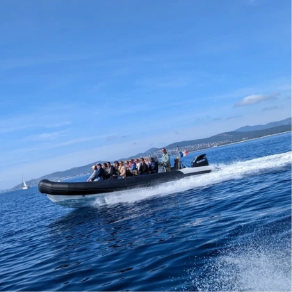 Boat cruise to Saint Honorat Island Lerins islands
