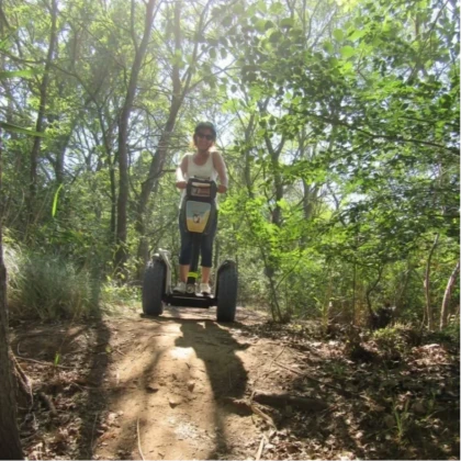 Segway all-terrain tour on the beach var