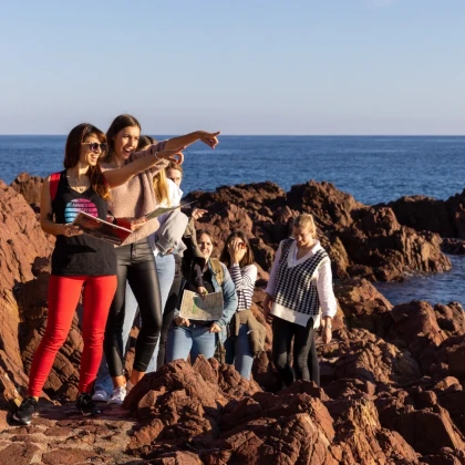 Family adventure game in Saint Raphael
