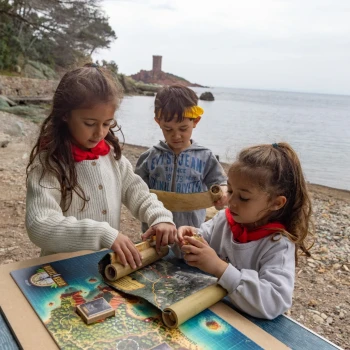 chasse au trésor sortie maternelle fin d'année scolaire