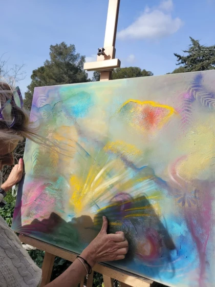Animation: Participatory Live Painting - Expérience Côte d'Azur