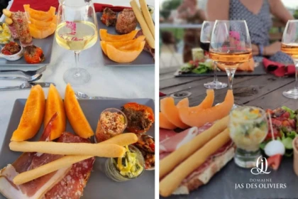 Apéro "dinatoire dégustation" : coucher de soleil avec vue sur les vignes - app.name