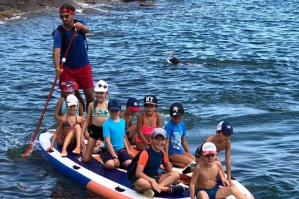 PROMO - ADVENTURE AND DISCOVERY Combo: Kids-Lanta + Giant Paddle Tour of the Calanques - Expérience Côte d'Azur