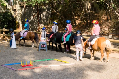 Little Rider 2–4 years –Still a baby, and already a rider. Discover horse riding workshop at Dramont, Saint-Raphaël - Expérience Côte d'Azur