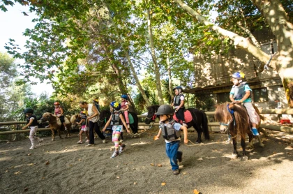 Little Rider 2–4 years –Still a baby, and already a rider. Discover horse riding workshop at Dramont, Saint-Raphaël - Expérience Côte d'Azur