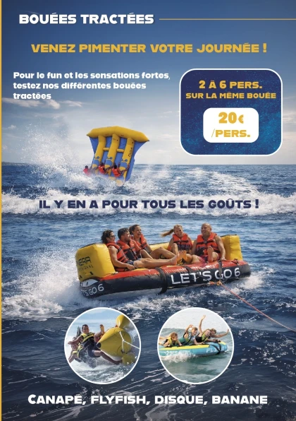 TOWABLES: banana, Flyfish, sofa, disk - Expérience Côte d'Azur