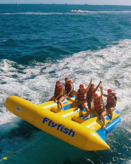 BOUEES TRACTEES : banane, Flyfish, canapé, disque - app.name