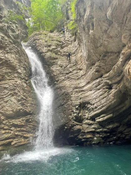 Canyoning Technique: La Lance - Expérience Côte d'Azur