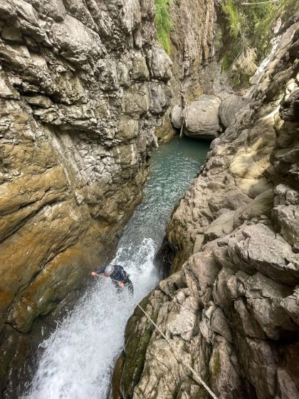 Canyoning Technique: La Lance - Expérience Côte d'Azur