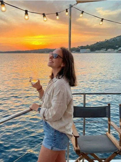 apéritif soirée catamaran Hyères guinguette mer