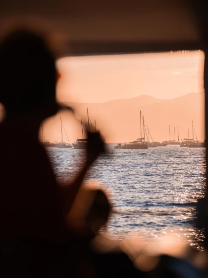 Sunset cruise from Marina Baie des Anges with dinner & fireworks in Cannes - Expérience Côte d'Azur