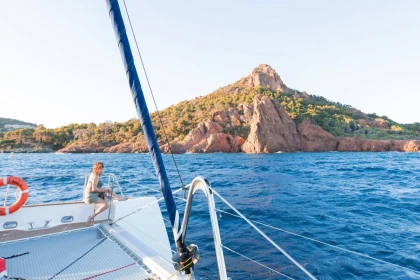 Departure St Raphaël - Sunset - Cap Dramont & Ile d'Or - Expérience Côte d'Azur