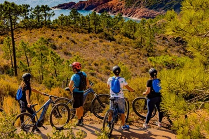 Sporty electric mountain bike excursion -Agay - Expérience Côte d'Azur