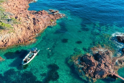 Les Calanques de l'Esterel - Departure Saint-Raphael - Semi rigid - Expérience Côte d'Azur