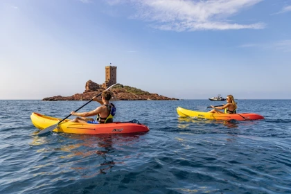 Kayak rental - In front of Ile d'or - Expérience Côte d'Azur