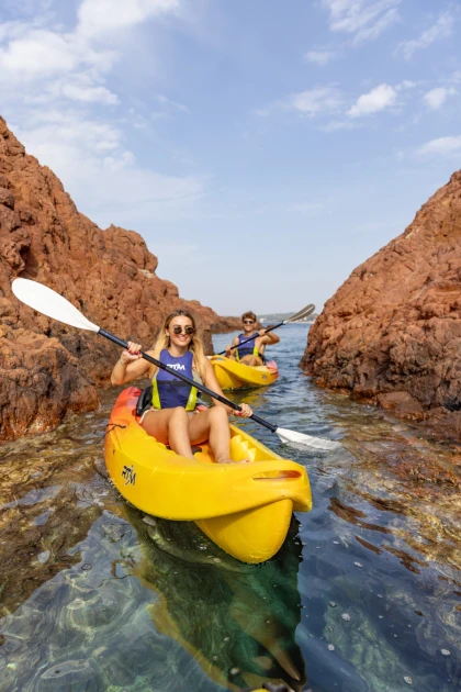 Kayak rental - In front of Ile d'or - Expérience Côte d'Azur