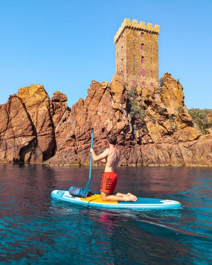 Paddle rental - In front of Ile d'or - Expérience Côte d'Azur