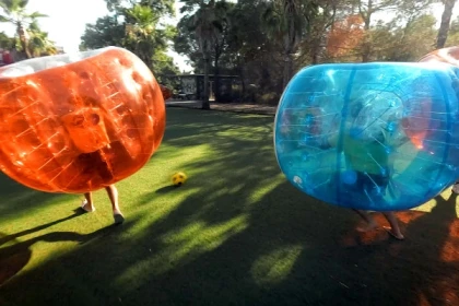 Fun Pack in Puget-sur-Argens: group activity Paintball, Bubble Foot and Archery Game - Expérience Côte d'Azur