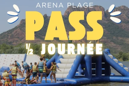 1/2 Day pass Water Glisse Passion Aréna Plage - Expérience Côte d'Azur