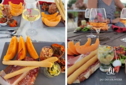 Tasting Plancha: sunset with a view of the vineyards - Expérience Côte d'Azur