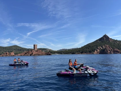 Jet Ski Tour at Port Fréjus – Heading to Estérel & Île d’Or - Expérience Côte d'Azur