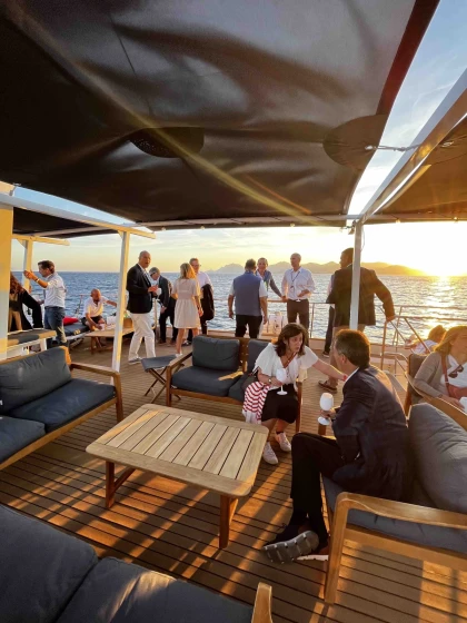 XXL Catamaran Cocktail Evening: Event at Sea or Dock - Expérience Côte d'Azur