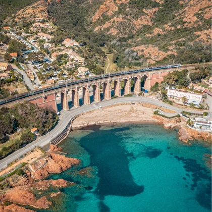 Antheor bridge viaduc - Corniche d'Or