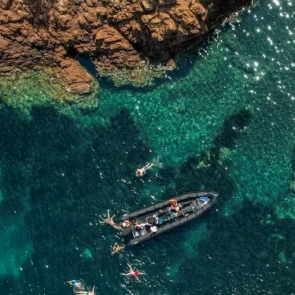 Estérel speedboat excursion from Cannes