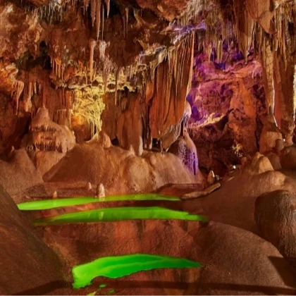 Baume Obscure Cave visit