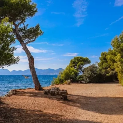 View of Cannes Bay from Fort Royal on Sainte-Marguerite Island