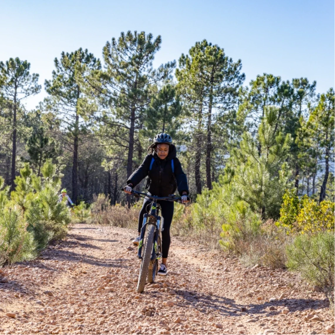 All-terrain activity electric mountain bike Esterel massif