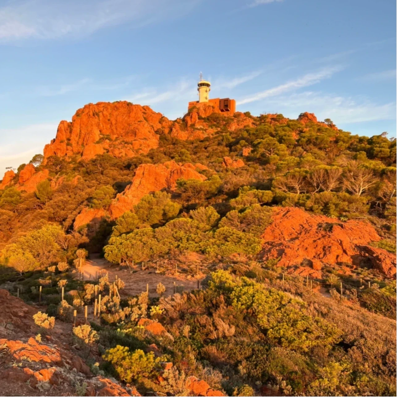 Belevedere Saint Raphael sunset