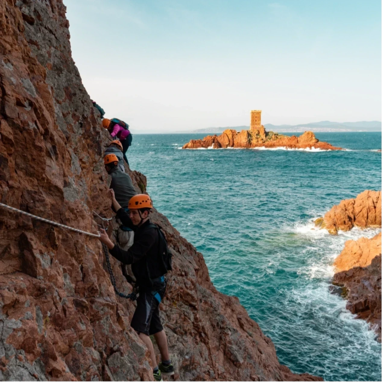 Climbing Dramont Saint Raphael